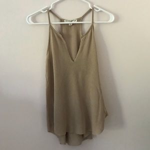 Urban Outfitters Oatmeal V tank top